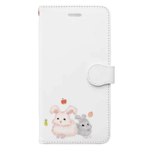 あんごらうさぎ Book-Style Smartphone Case