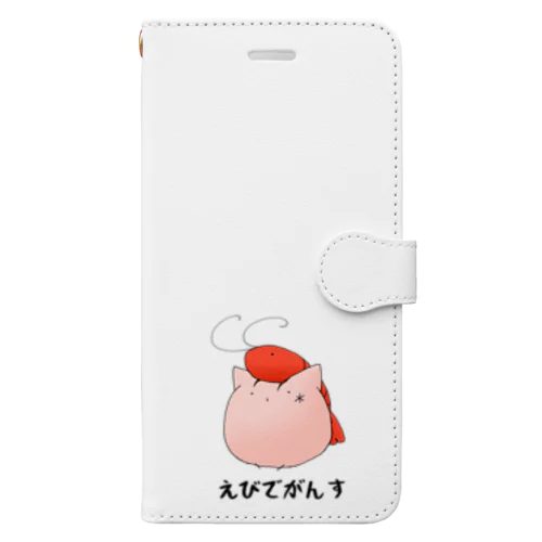 【おもち】えびでがんす Book-Style Smartphone Case