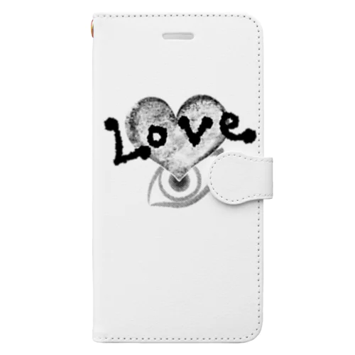 瞳に映るLOVE❤︎ Book-Style Smartphone Case