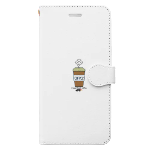 i love Decaf coffee(Logistics Runner) Book-Style Smartphone Case