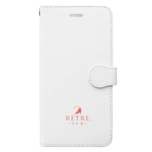 Retre.-リトル-ロゴ入りグッズ00 手帳型スマホケース