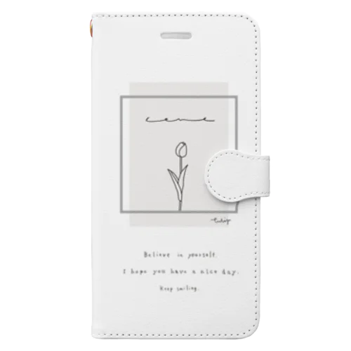 *graybabypink × Message Book-Style Smartphone Case