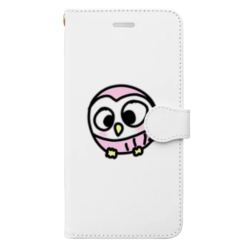 パステルフクロウちゃん Book-Style Smartphone Case