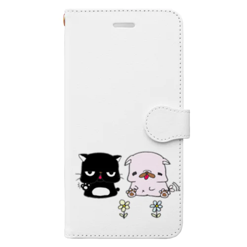 ぺーすけと一緒 Book-Style Smartphone Case