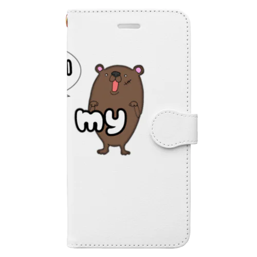 going My うぇーい「クマさん」 Book-Style Smartphone Case
