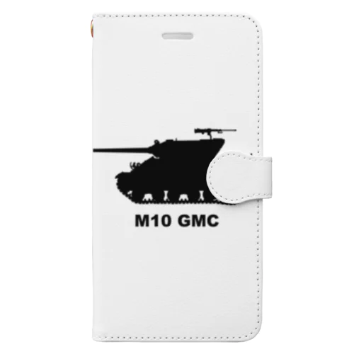 M10 GMC（黒） 手帳型スマホケース