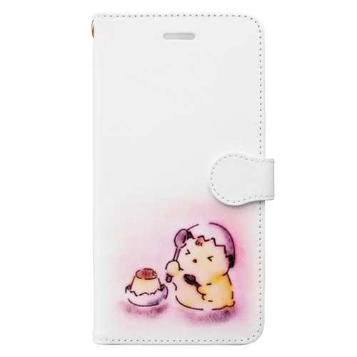 ぴよちゃんとプリン Book-Style Smartphone Case