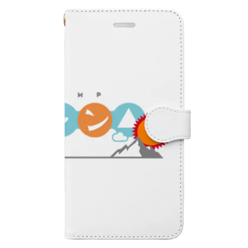 じむキャン△_2 Book-Style Smartphone Case