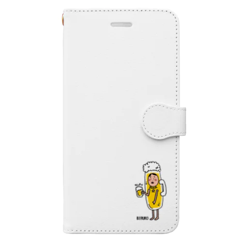 びる子さん Book-Style Smartphone Case