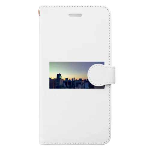 遅めの夕暮れ Book-Style Smartphone Case