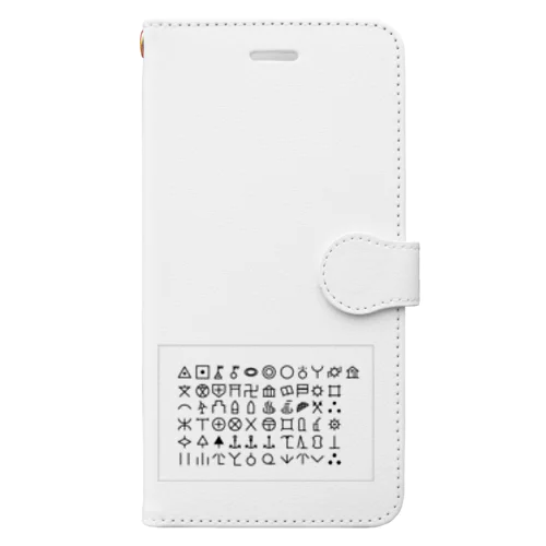 地図記号シリーズ Book-Style Smartphone Case