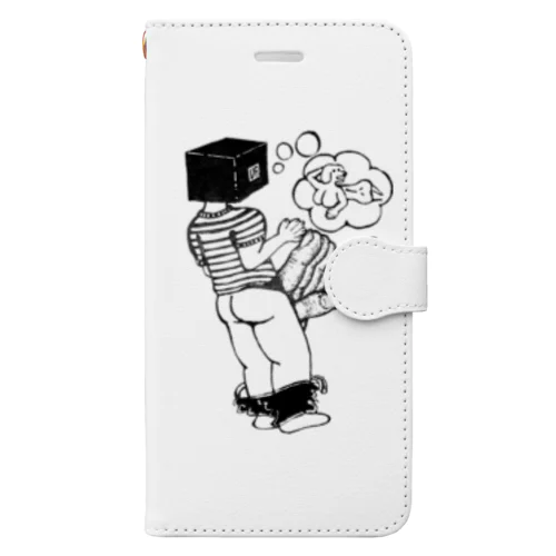 自慰くん Book-Style Smartphone Case