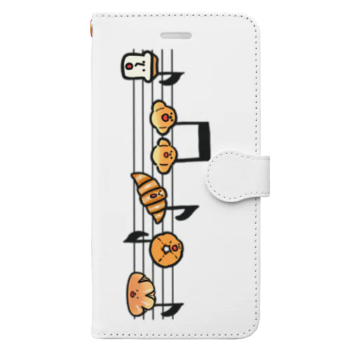 パンの五線譜 Book-Style Smartphone Case