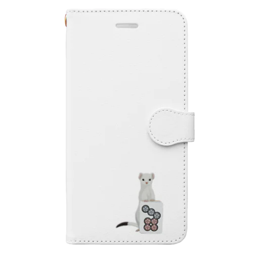 白鼬×七筒 Book-Style Smartphone Case