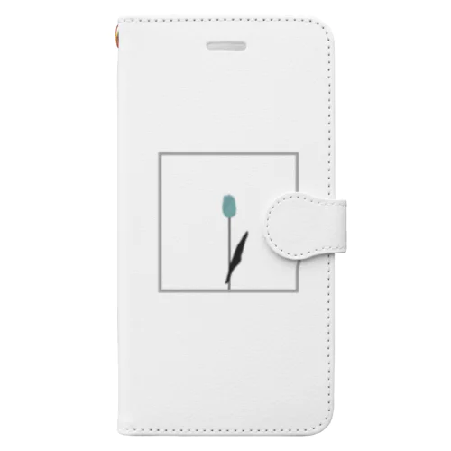 grayturquoiseBlue Book-Style Smartphone Case