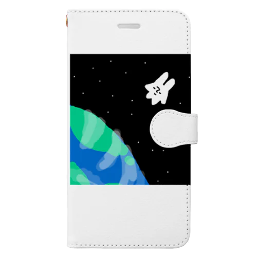 『宇宙に漂う』 Book-Style Smartphone Case