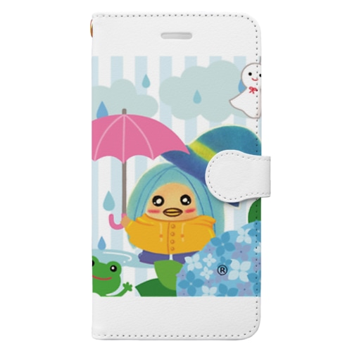 アマビエちゃんとお散歩 Book-Style Smartphone Case