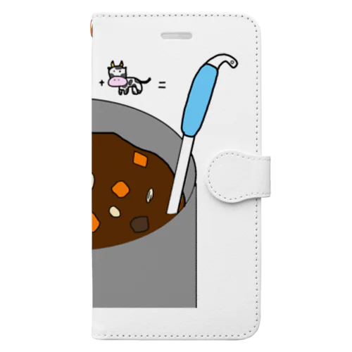 カレー Book-Style Smartphone Case