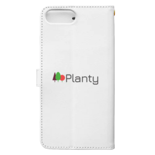 Planty グッズ - 世界を向上させる大麻メディア ”プランティ”のロゴTシャツ 手帳型スマホケース