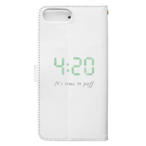 420 "It's time to puff" アイテム 手帳型スマホケース