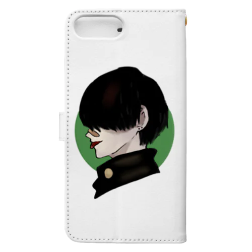 黒髪やんきーくん(仮) Book-Style Smartphone Case