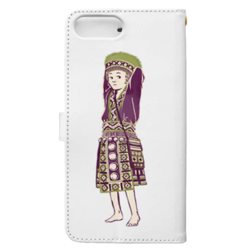 【タイの人々】モン族の女の子 Book-Style Smartphone Case