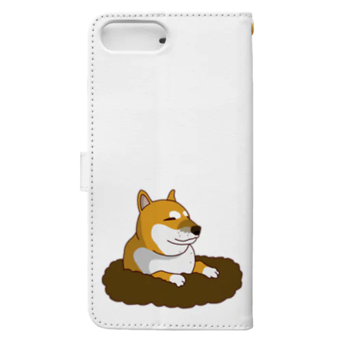 穴掘り犬こむぎさん Book-Style Smartphone Case