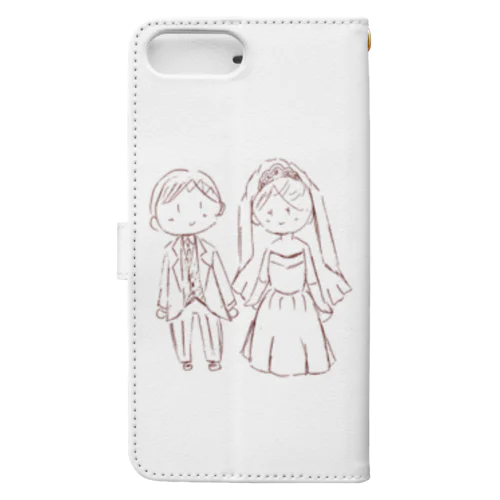 結婚式！ジューンブライド Book-Style Smartphone Case