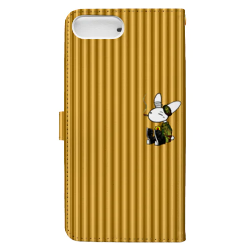 [Rabit]スマホケース(黄)[複数機種] Book-Style Smartphone Case