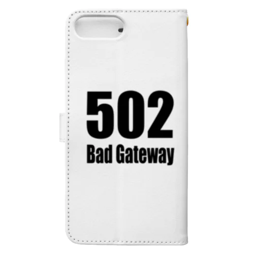 502 Bad Gateway 手帳型スマホケース