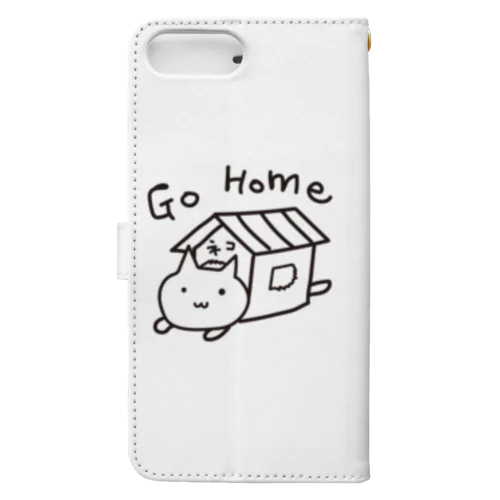 ゆるいねこ　「go gome」 手帳型スマホケース