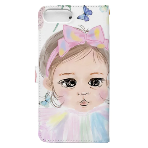 Baby Nichola flower rainbow Book-Style Smartphone Case