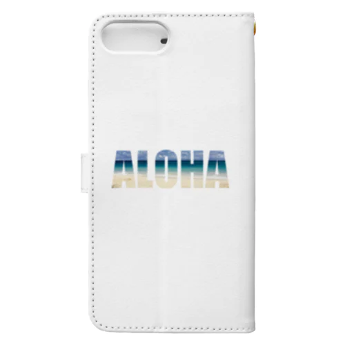 ALOHA × ビーチ＠ハワイ Book-Style Smartphone Case