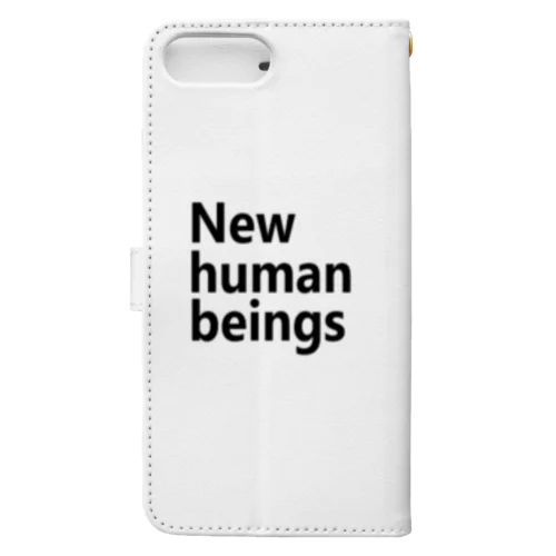 新人類　新しき人間　New human beings 手帳型スマホケース