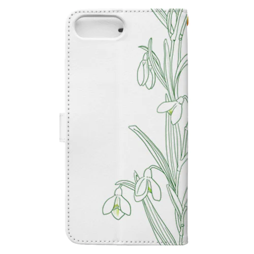 Elegant Snow Drops Book-Style Smartphone Case