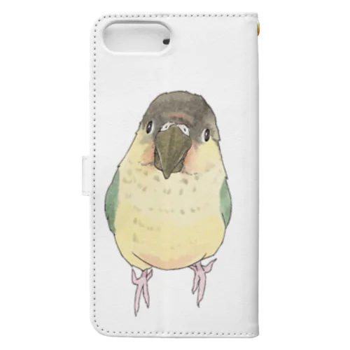 可愛いウロコメキシコインコちゃん【まめるりはことり】 Book-Style Smartphone Case