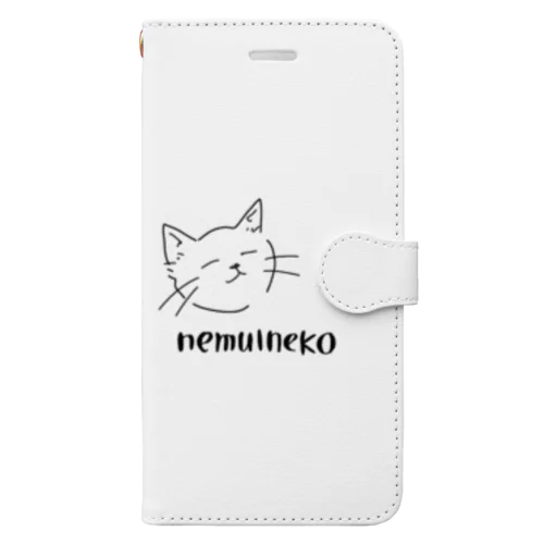 ねむいねこ Book-Style Smartphone Case