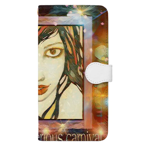 Golem mysterious carnival～妖祭version Book-Style Smartphone Case