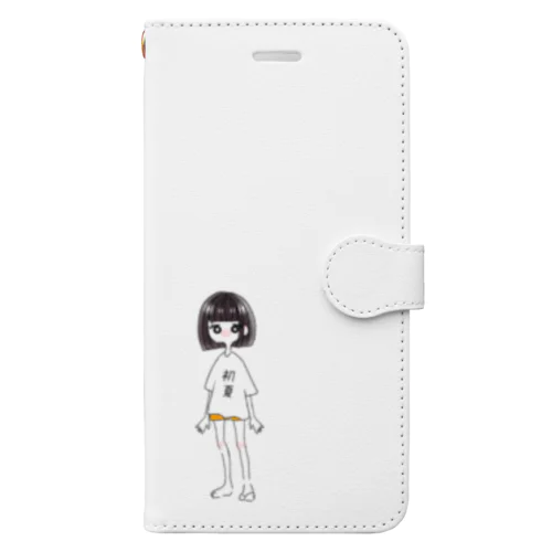 初夏のヘラちゃん Book-Style Smartphone Case