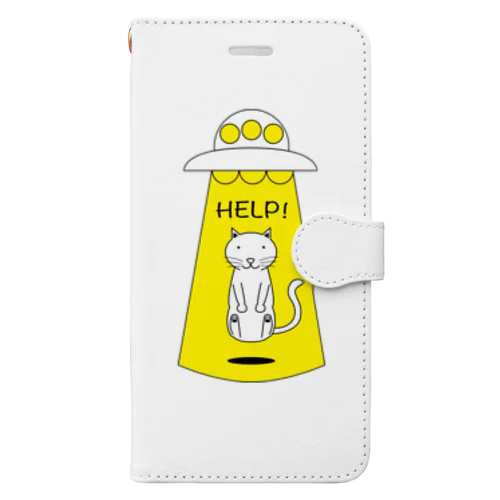 HELP猫 Book-Style Smartphone Case