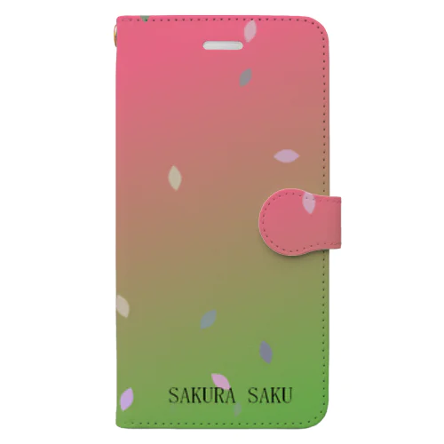 SAKURA SAKU2 手帳型スマホケース