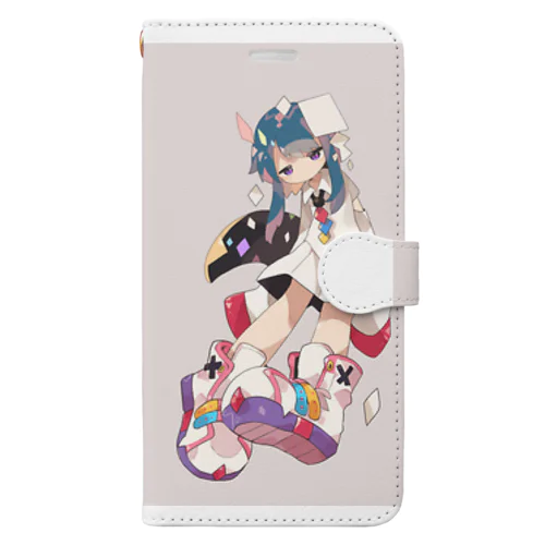 ひしがたちゃん Book-Style Smartphone Case