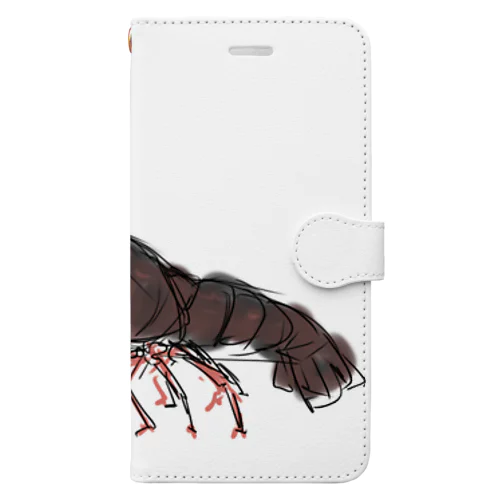 ザリガニのフジハシ君 Book-Style Smartphone Case