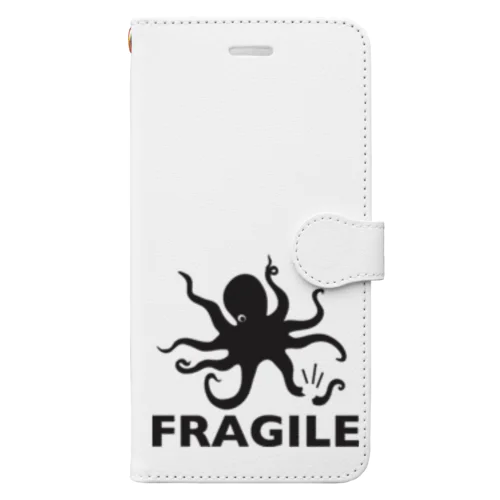 ワレモノ注意 Book-Style Smartphone Case