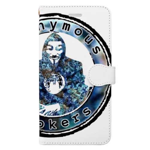 Anonymous Smokers 手帳型スマホケース