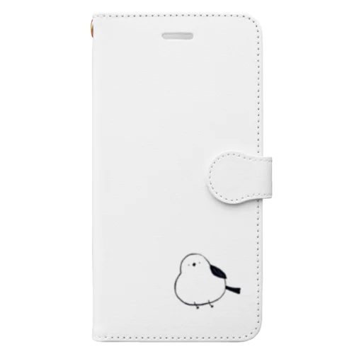 ちょこんとシマエナガちゃん Book-Style Smartphone Case