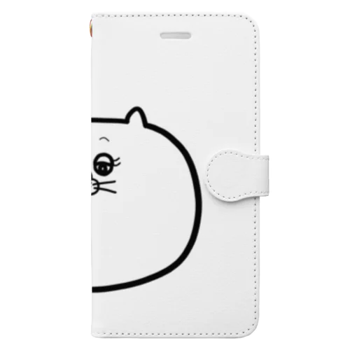 しろくろちゃん Book-Style Smartphone Case