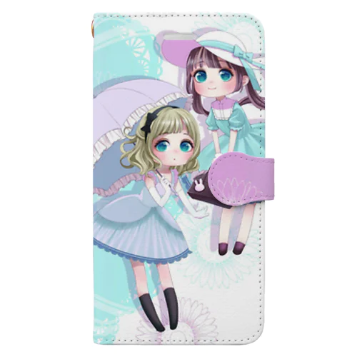 女の子 Book-Style Smartphone Case