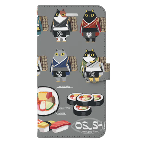 OSUSHI Book-Style Smartphone Case