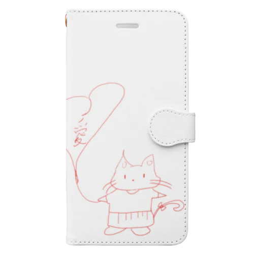 愛_neko Book-Style Smartphone Case